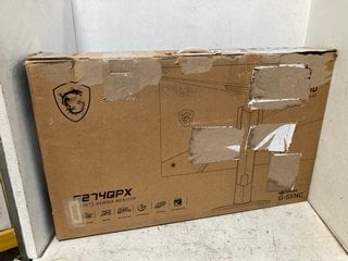 Lot 1385  
            Marchington SR16 - Parcel Delivery Only 

                
MSI G274QPX ALL ABOUT GAMING ESPORTS GAMING MONITOR - ORIGINAL RRP £429: LOCATION...