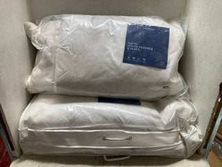 Lot 1438  
            Marchington SR16 - Parcel Delivery Only 

                
2 X SOAK AND SLEEP GOOSE DOWN PILLOWS: LOCATION - BR16