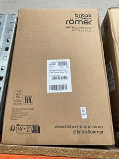 Lot 1460  
            Marchington SR16 - Parcel Delivery Only 

                
BRITAX ROMER ADVENTURE PLUS 2 CHILDS CAR SEAT IN BLACK: LOCATION - BR17