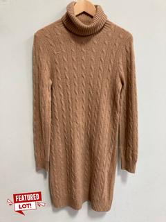 Lot 1044  
            Marchington SR11 - Parcel Delivery Only 

                
RALPH LAUREN ROLL NECK KNITTED DRESS IN BEIGE - UK M - ORIGINAL RRP £399.00: LOCA...