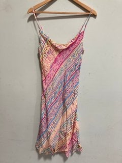 Lot 1069  
            Marchington SR11 - Parcel Delivery Only 

                
FABIENNE CHAPOT HERA DRESS IN BLUE NEO CLASSIC - UK 8 - ORIGINAL RRP £139.99: LOC...
