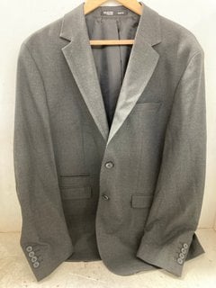 Lot 1123  
            Marchington SR11 - Parcel Delivery Only 

                
SELECTED HOMME SLIM JOHN BLAZER IN GREY - UK 46S - ORIGINAL RRP £120.00: LOCATION...