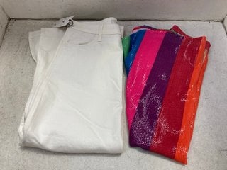 Lot 1189  
            Marchington SR11 - Parcel Delivery Only 

                
7 FOR ALL MANKIND MIDI SKIRT IN WHITE - UK 29 - ORIGINAL RRP £170.00 TO ALSO INCL...