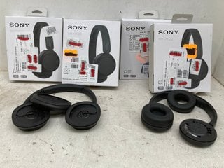 Lot 1323  
            Marchington SR11 - Parcel Delivery Only 

                
6 X SONY ON EAR NOISE CANCELLING HEADPHONES IN VARIOUS COLOURS TO INCLUDE BLUE: L...