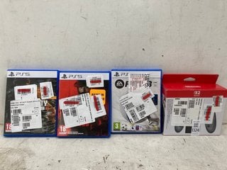 Lot 1324  
            Marchington SR11 - Parcel Delivery Only 

                
3 X ASSORTED PS5 GAMES TO INCLUDE CALL OF DUTY BLACK OPS 6 (PEGI 18) TO ALSO INCL...
