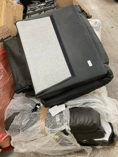 Lot 100  
            Marchington SR16 - Delivery or Collection 

                
INCOMPLETE LEATHER RECLINER SOFA: LOCATION - B6