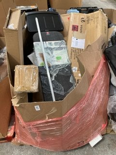 Lot 101  
            Marchington SR16 - Delivery or Collection 

                
PALLET OF ASSORTED HOUSEHOLD ITEMS TO INCLUDE BRABANTIA IRONING BOARD IN GREY/BLA...