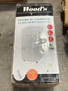 Lot 127  
            Marchington SR16 - Delivery or Collection 

                
WOODS PORTABLE AIR CONDITIONER 9K WIFI SMART HOME: LOCATION - B7