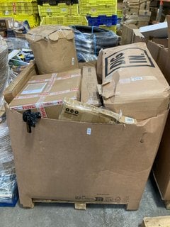 Lot 143  
            Marchington SR16 - Delivery or Collection 

                
PALLET OF ASSORTED HOUSEHOLD ITEMS TO INCLUDE EASY STEP METAL WALK THROUGH STAIR ...