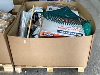 Lot 150  
            Marchington SR16 - Delivery or Collection 

                
PALLET OF ASSORTED HOUSEHOLD ITEMS TO INCLUDE STATUS HEATED AIRER: LOCATION - A1 ...