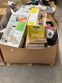 Lot 154  
            Marchington SR16 - Delivery or Collection 

                
PALLET OF ASSORTED HOUSEHOLD ITEMS TO INCLUDE TCP SMART 1500W WIFI OIL RADIATOR I...