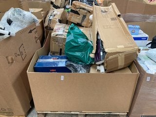 Lot 159  
            Marchington SR16 - Delivery or Collection 

                
PALLET OF ASSORTED HOUSEHOLD ITEMS TO INCLUDE VAX SPOT WASHER CARPET CLEANER: LOC...