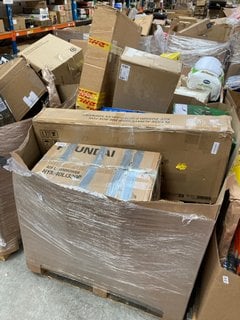 Lot 167  
            Marchington SR16 - Delivery or Collection 

                
PALLET OF ASSORTED HOUSEHOLD ITEMS TO INCLUDE HYUNDAI 40V HYM40LI330P LAWNMOWER: ...