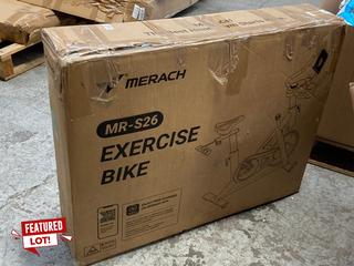 Lot 184  
            Marchington SR16 - Delivery or Collection 

                
MERACH MR-S26 EXERCISE BIKE - ORIGINAL RRP:£199: LOCATION - A3