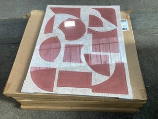 Lot 198  
            Marchington SR16 - Delivery or Collection 

                
5 X ABSTRACT PRINTED CANVAS IN BROWN WITH HAND TOUCH - SIZE 80 X 100 - COMBINED R...