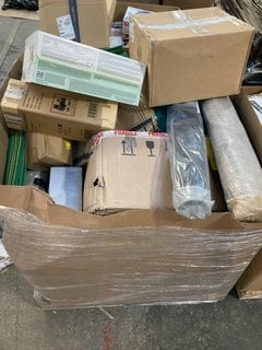 Lot 244  
            Marchington SR16 - Delivery or Collection 

                
PALLET OF ASSORTED HOUSEHOLD ITEMS TO INCLUDE HP DESKJET 2810E WIRELESS PRINTER: ...