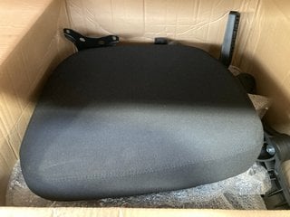 Lot 278  
            Marchington SR16 - Delivery or Collection 

                
FABRIC WHEELED OFFICE CHAIR IN BLACK: LOCATION - AR9