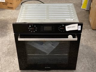 Lot 77  
            Marchington SR16 - Delivery or Collection 

                
INDESIT SINGLE ELECTRIC OVEN IN BLACK: LOCATION - B5