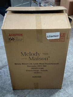 Lot 78  
            Marchington SR16 - Delivery or Collection 

                
MELODY MAISON 3 DRAWER BEDSIDE TABLE IN WHITE: LOCATION - B5