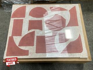 Lot 82  
            Marchington SR16 - Delivery or Collection 

                
5 X ABSTRACT PRINTED CANVAS IN BROWN WITH HAND TOUCH - SIZE 80 X 100 - COMBINED R...