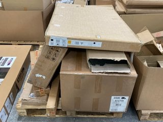 Lot 88  
            Marchington SR16 - Delivery or Collection 

                
PALLET OF ASSORTED FURNITURE ITEMS TO INCLUDE DESKTOP SIT-STAND WORKSTATION: LOCA...