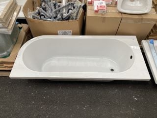 Lot 1010  
            Marchington SR19 - Delivery or Collection 

                
1700 X 720MM NTH LH J-SHAPED SINGLE ENDED BATH - ORIGINAL RRP £359: LOCATION - B6