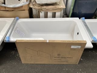 Lot 1012  
            Marchington SR19 - Delivery or Collection 

                
1500 X 850MM NTH RH OFFSET SHOWER BATH WITH A AVOLA GREY BATH SIDE PANEL - RRP £4...