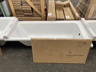 Lot 1014  
            Marchington SR19 - Delivery or Collection 

                
1700 X 850MM NTH RH OFFSET SHOWER BATH WITH A AVOLA GREY BATH SIDE PANEL - RRP £4...