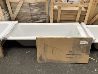 Lot 1017  
            Marchington SR19 - Delivery or Collection 

                
1800 X 850MM NTH RH OFFSET SHOWER BATH WITH A 1700MM AVOLA GREY BATH SIDE PANEL -...
