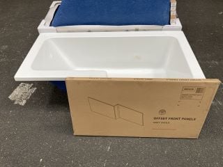 Lot 1020  
            Marchington SR19 - Delivery or Collection 

                
BC DESIGNS NTH RH OFFSET SHOWER BATH 1500 X 850MM WITH A AVOLA GREY BATH SIDE PAN...