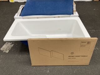 Lot 1024  
            Marchington SR19 - Delivery or Collection 

                
BC DESIGNS NTH RH OFFSET SHOWER BATH 1500 X 850MM WITH A AVOLA GREY BATH SIDE PAN...