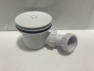 Lot 1029  
            Marchington SR19 - Delivery or Collection 

                
90MM FAST FLOW SHOWER WASTE IN WHITE WITH OUTLET ELBOW - RRP £95: LOCATION - RACK...