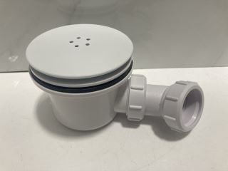 Lot 1030  
            Marchington SR19 - Delivery or Collection 

                
90MM FAST FLOW SHOWER WASTE IN WHITE WITH OUTLET ELBOW - RRP £95: LOCATION - RACK...