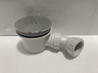 Lot 1032  
            Marchington SR19 - Delivery or Collection 

                
90MM FAST FLOW SHOWER WASTE IN CHROME WITH OUTLET ELBOW - RRP £95: LOCATION - RAC...