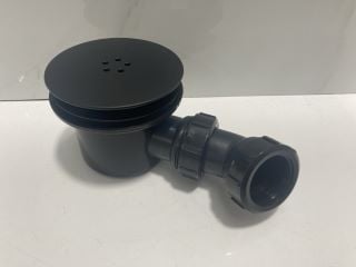 Lot 1034  
            Marchington SR19 - Delivery or Collection 

                
90MM FAST FLOW SHOWER WASTE IN BLACK WITH OUTLET ELBOW - RRP £95: LOCATION - RACK...