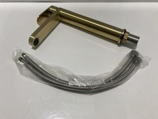 Lot 1051  
            Marchington SR19 - Delivery or Collection 

                
HIGH MONO BASIN MIXER TAP IN BRUSHED BRASS - RRP £235: LOCATION - RACKING 3