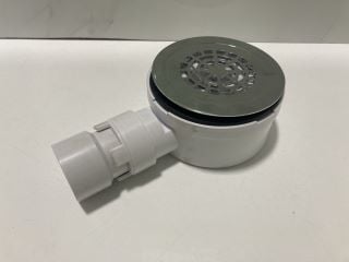 Lot 1053  
            Marchington SR19 - Delivery or Collection 

                
90MM SHOWER WASTE IN CHROME WITH OUTLET PIPE - RRP £85: LOCATION - RACKING 3
