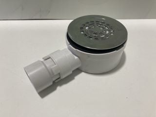 Lot 1054  
            Marchington SR19 - Delivery or Collection 

                
90MM SHOWER WASTE IN CHROME WITH OUTLET PIPE - RRP £85: LOCATION - RACKING 3