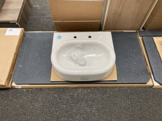 Lot 1174  
            Marchington SR19 - Collection 

                
(COLLECTION ONLY) SANEUX REGENCY 1300MM NTH PRE CUT COUNTERTOP IN BLACK GRANITE W...