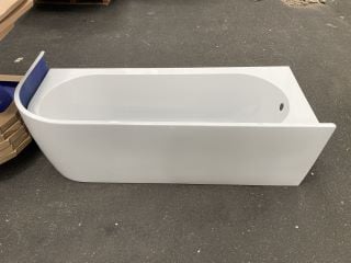 Lot 1192  
            Marchington SR19 - Delivery or Collection 

                
BC DESIGNS AMERINA RH 1700 X 725MM SOLID BLUE BATH WITH MATCHING SIDE PANEL - RRP...