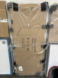 Lot 1214  
            Marchington SR19 - Collection 

                
(COLLECTION ONLY) CLEAR GLASS SILVER FRAMED 760 X 1900MM HINGED SHOWER DOOR - RRP...