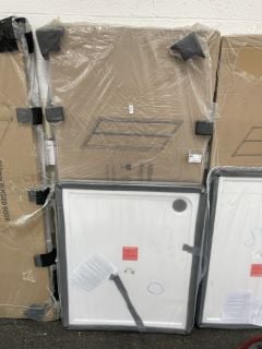 Lot 1215  
            Marchington SR19 - Collection 

                
(COLLECTION ONLY) CLEAR GLASS SILVER FRAMED 900 X 1900MM BIFOLD SHOWER DOOR WITH ...