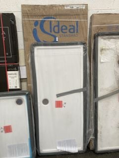 Lot 1221  
            Marchington SR19 - Collection 

                
(COLLECTION ONLY) CLEAR GLASS 800 X 2000MM WET ROOM PANEL WITH A PEARLSTONE 1600 ...