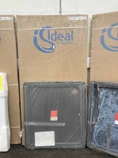 Lot 1227  
            Marchington SR19 - Collection 

                
(COLLECTION ONLY) CLEAR GLASS SILVER FRAMED 1000 X 1900MM SHOWER PANEL WITH A PEA...