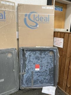 Lot 1228  
            Marchington SR19 - Collection 

                
(COLLECTION ONLY) CLEAR GLASS SILVER FRAMED 800 X 1900MM SHOWER PANEL WITH A PEAR...