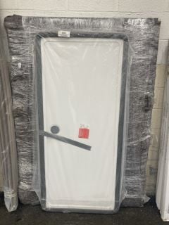 Lot 1261  
            Marchington SR19 - Collection 

                
(COLLECTION ONLY) CLEAR GLASS 1377 X 1950MM WET ROOM PANEL WITH A PEARLSTONE 1800...