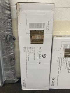 Lot 1264  
            Marchington SR19 - Delivery or Collection 

                
BRUSHED BRASS STRAIGHT TUBED HEATED TOWEL RADIATOR 1800 X 600MM - RRP £540: LOCAT...