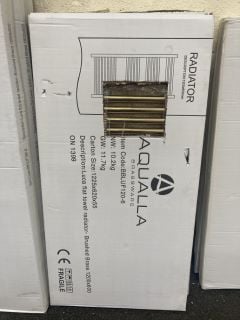 Lot 1266  
            Marchington SR19 - Delivery or Collection 

                
BRUSHED BRASS STRAIGHT TUBED HEATED TOWEL RADIATOR 1200 X 600MM - RRP £460: LOCAT...