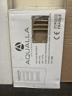 Lot 1275  
            Marchington SR19 - Delivery or Collection 

                
BRUSHED BRASS STRAIGHT TUBED HEATED TOWEL RADIATOR 800 X 500MM - RRP £310: LOCATI...