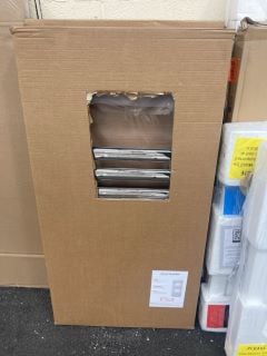 Lot 1279  
            Marchington SR19 - Delivery or Collection 

                
POLISHED STAINLESS STEEL DESIGNER HEATED TOWEL RADIATOR 1200 X 600MM - RRP £448: ...